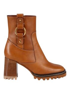 See by Chloe Erine Leather Mid Calf Boots size 41